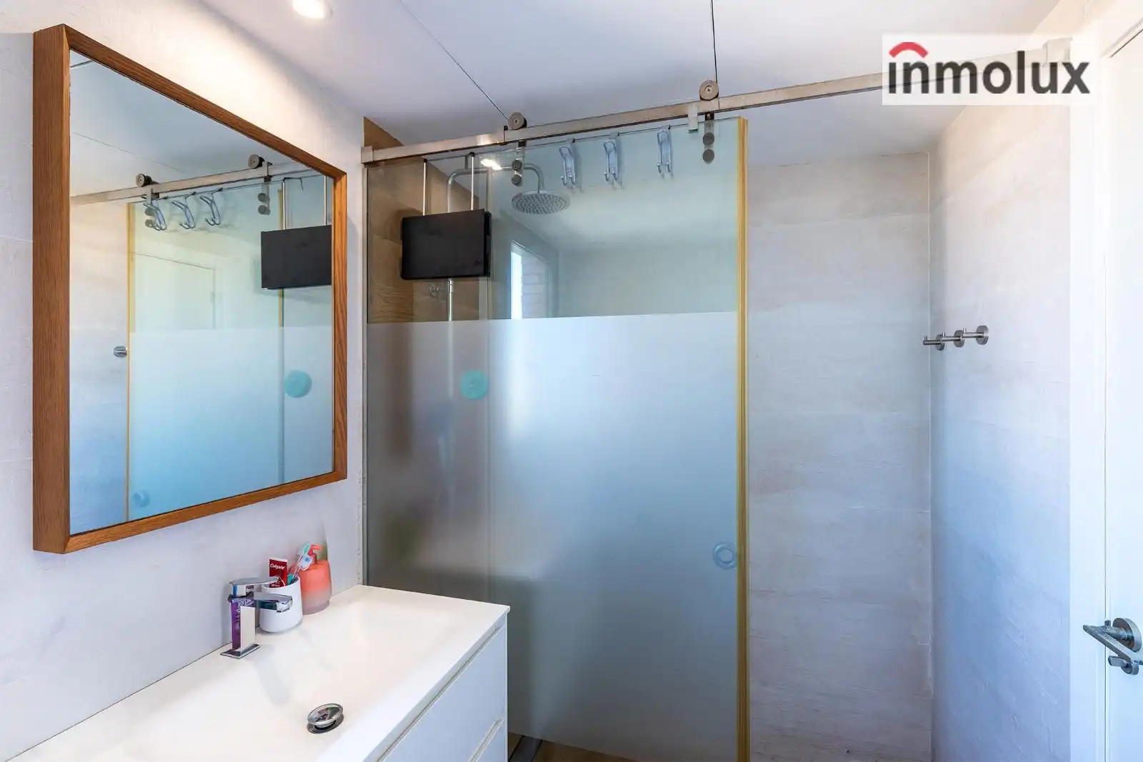 Badezimmer von Maisonette zur Miete in Alicante / Alacant mit Klimaanlage, Terrasse und Schwimmbad