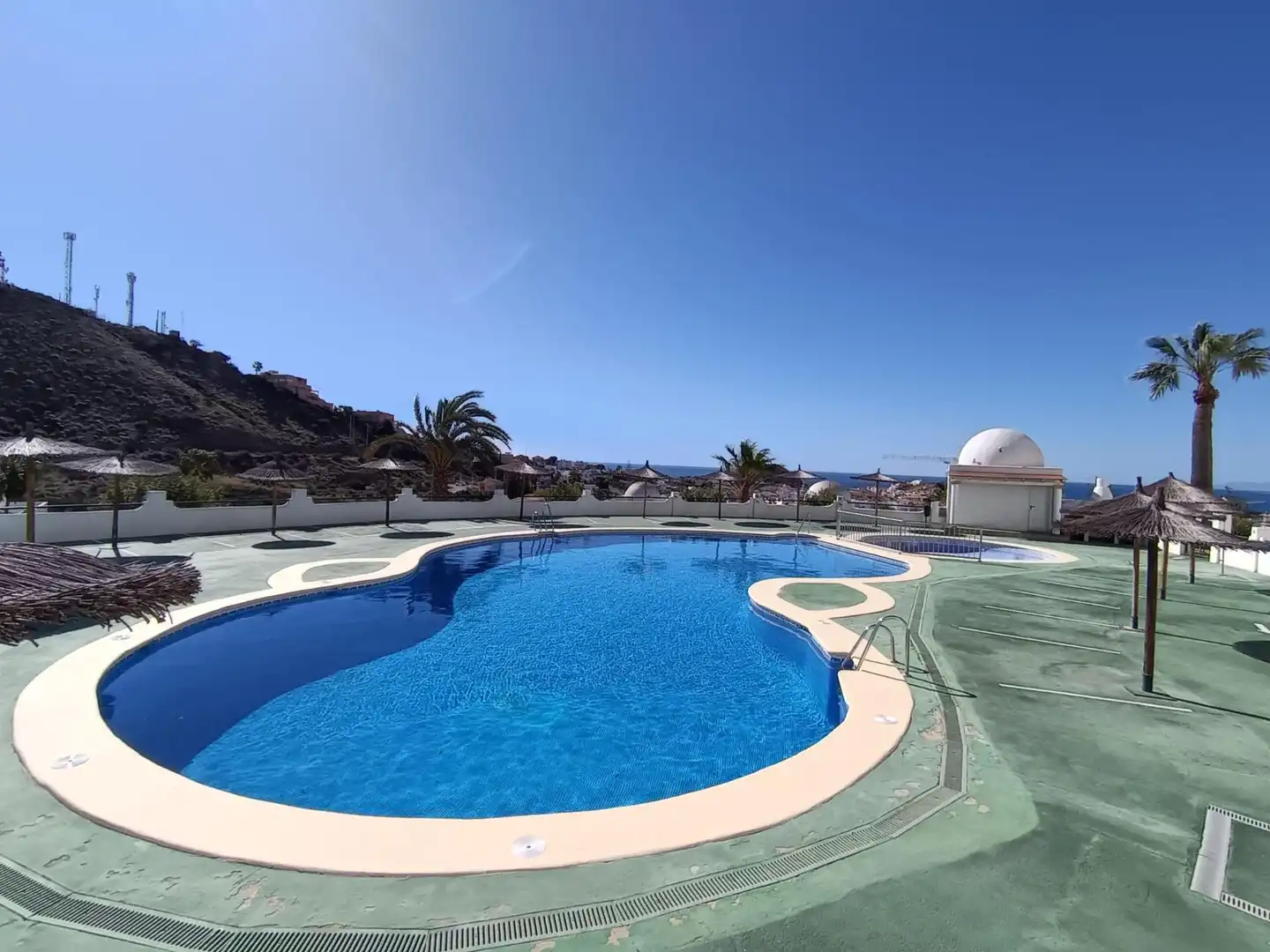 Swimming pool of Flat for sale in Pulpí  with Air Conditioner, Private garden and Furnished