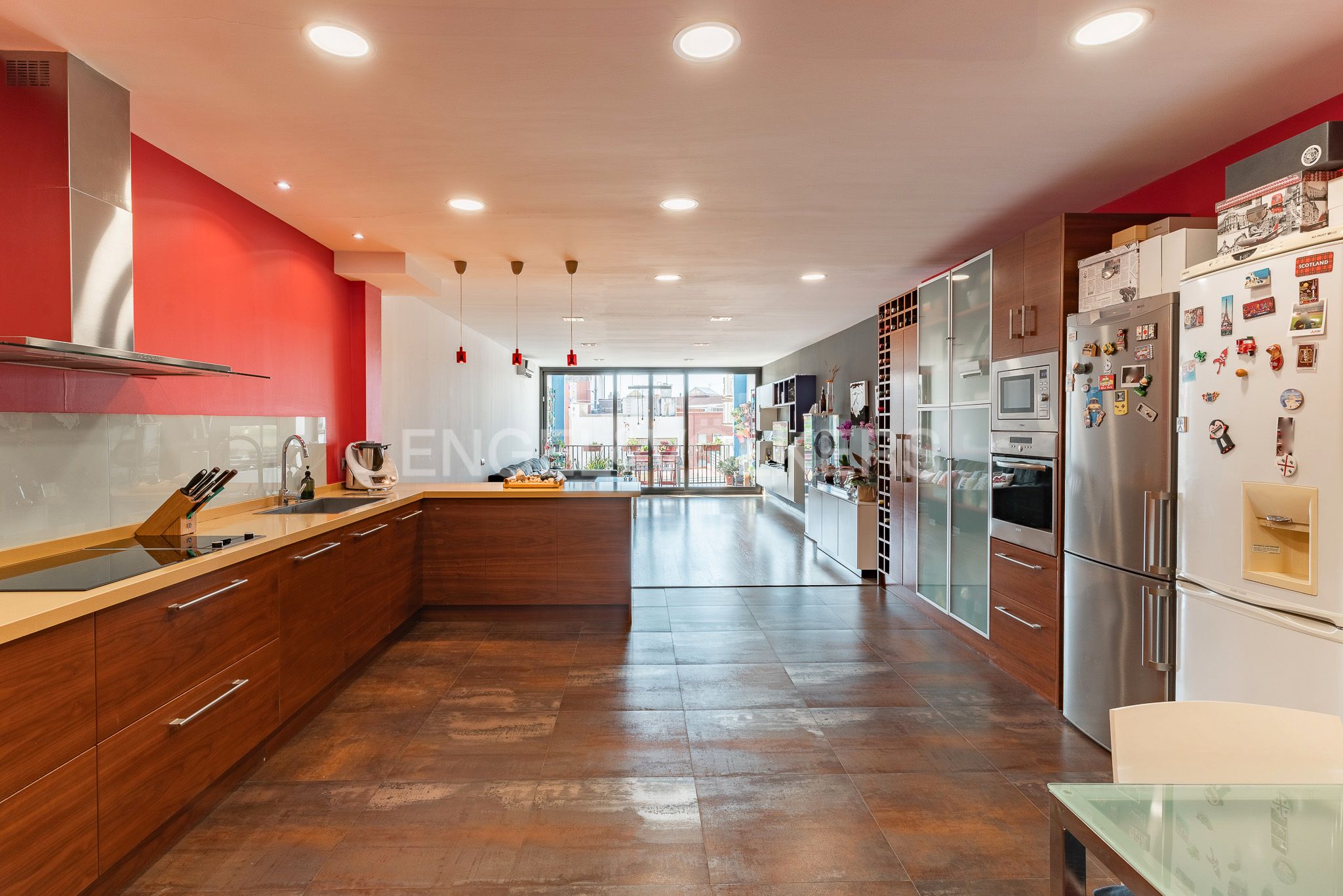 Cocina de Dúplex en venta en Mataró con Aire acondicionado, Calefacción y Jardín privado