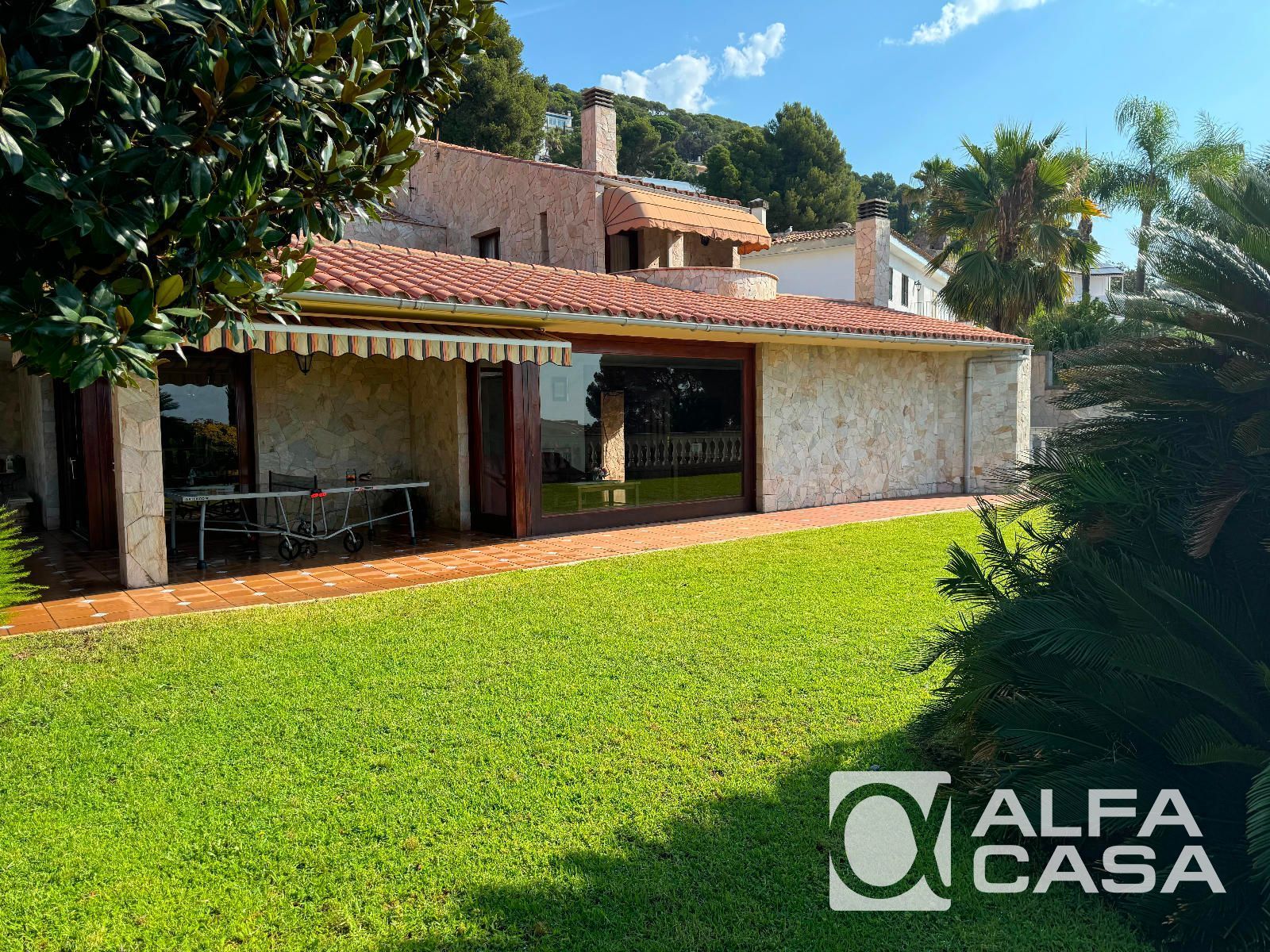 Jardín de Casa o chalet en venta en Blanes con Aire acondicionado, Calefacción y Jardín privado