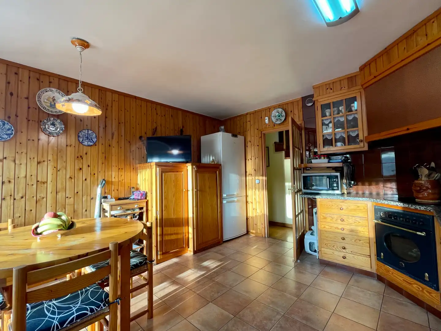 Cocina de Casa o chalet en venta en Sant Pau de Segúries con Aire acondicionado, Jardín privado y Terraza