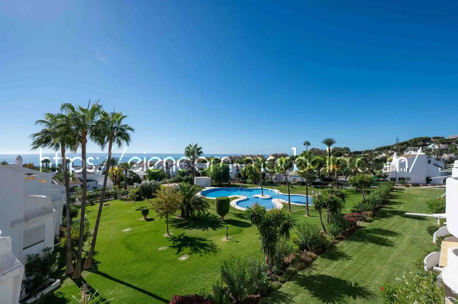 Garten von Maisonette zum Verkauf in Mijas mit Klimaanlage, Terrasse und Möbliert