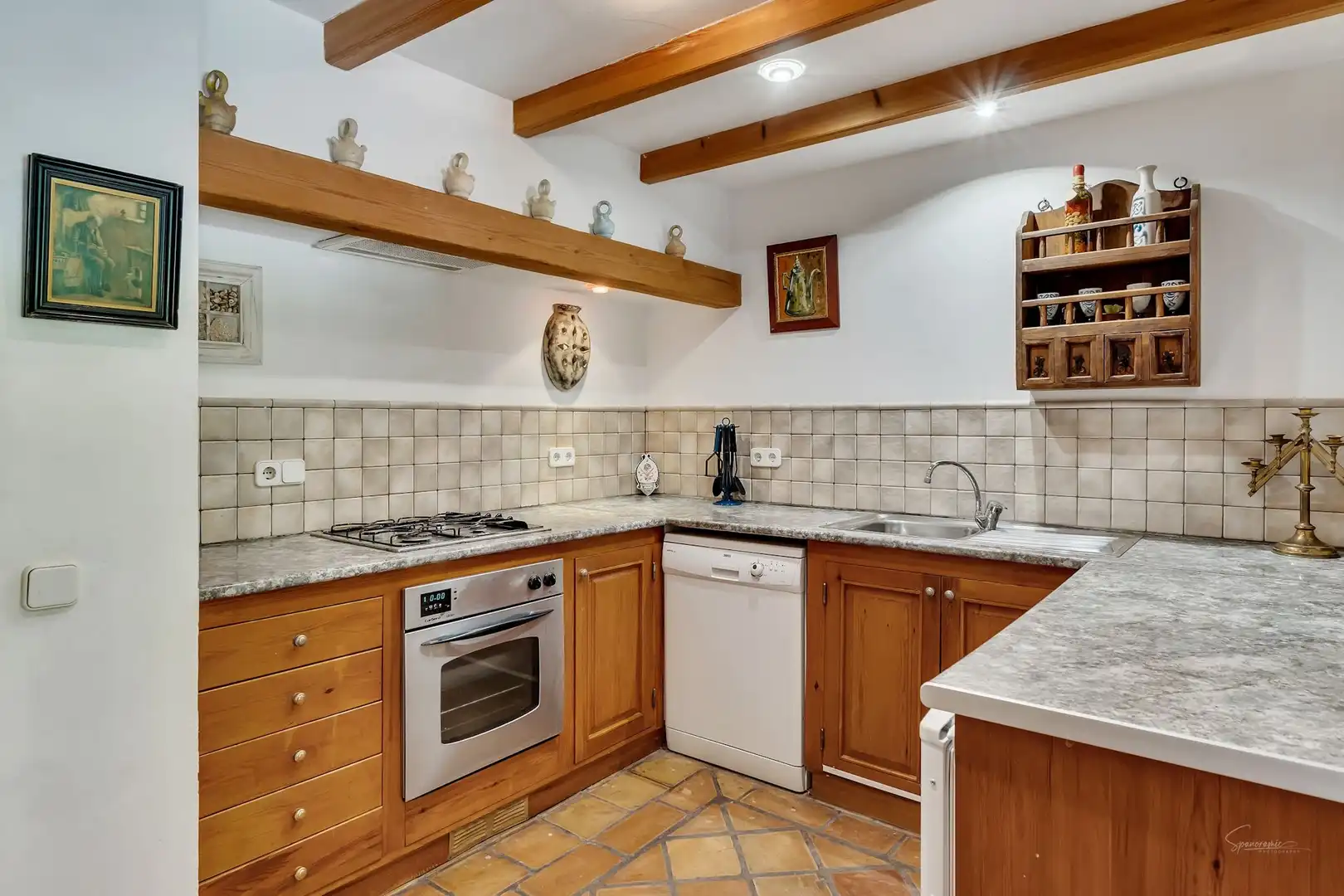Kitchen of Houses for sale in Jávea / Xàbia  with Air Conditioner, Heating and Private garden