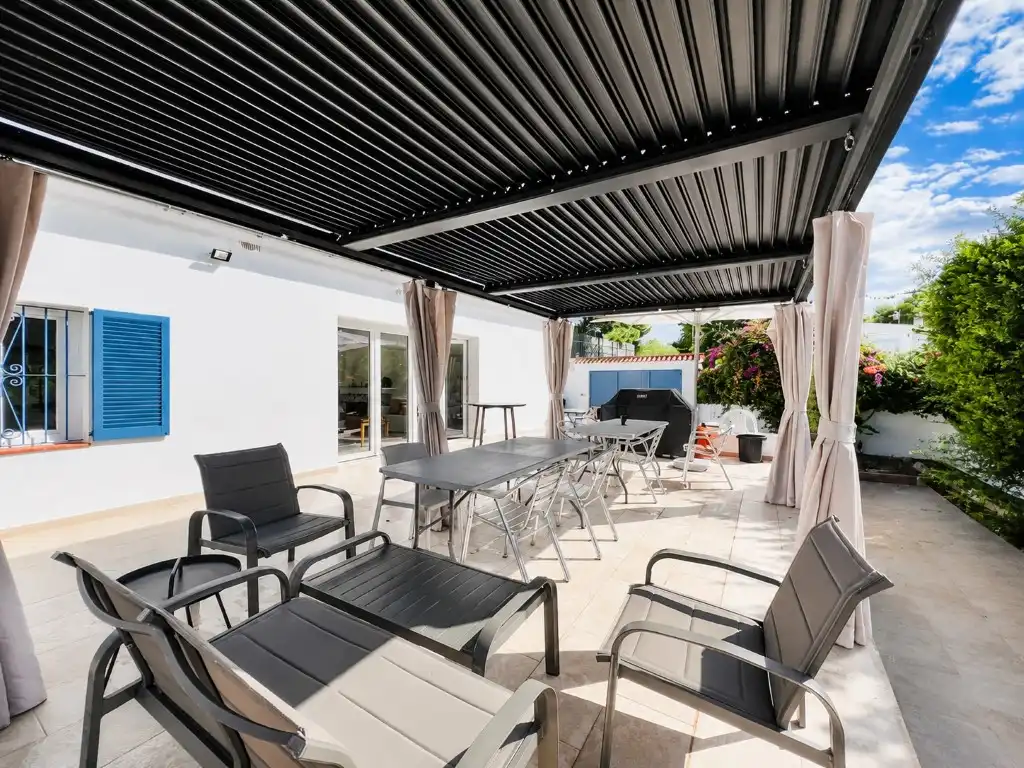 Terrassa de Casa o xalet de lloguer en Calvià amb Aire condicionat, Jardí privat i Terrassa