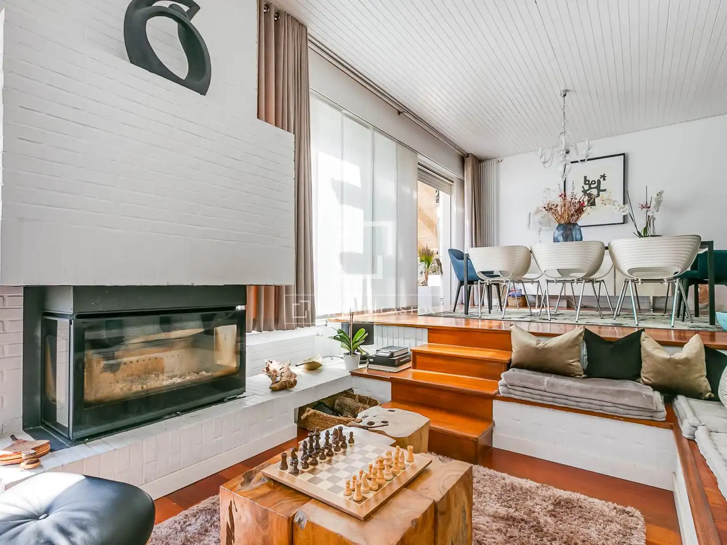 Sala de estar de Casa o chalet en venta en Algete con Aire acondicionado, Jardín privado y Parquet