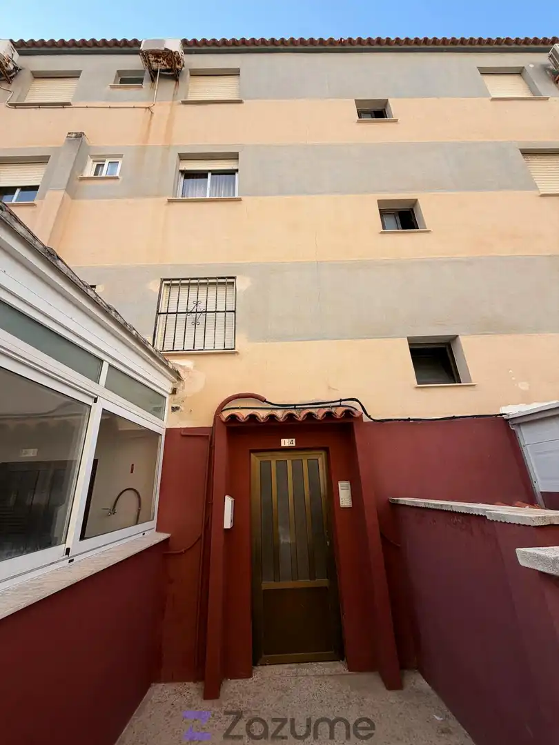 Exterior view of Flat for rent in Piles  with Air Conditioner, Heating and Furnished