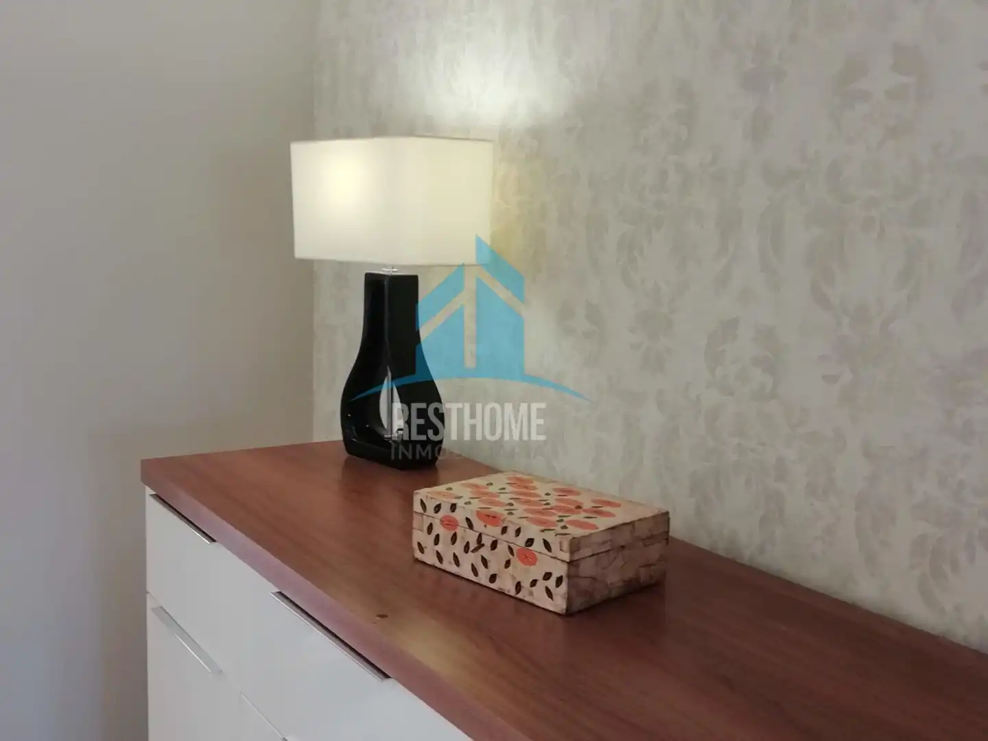 Habitación de Apartamento de alquiler en Cullera con Aire acondicionado, Jardín privado y Terraza