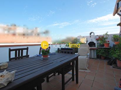 Terrasse von Dachboden zum verkauf in Argentona mit Klimaanlage