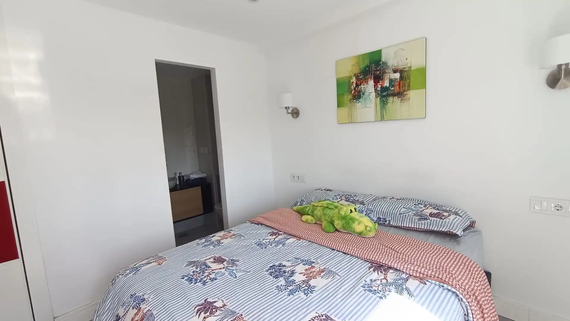 Bedroom of Flat for sale in Málaga  with Air Conditioner, Private garden and Terrace