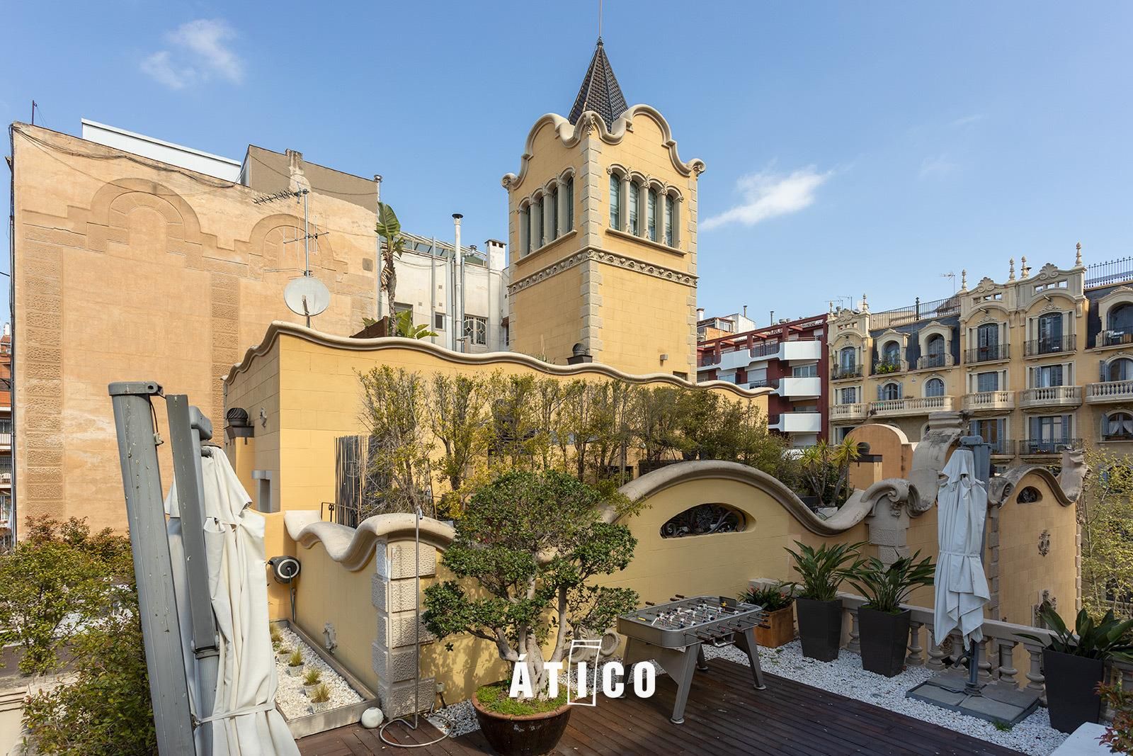 Terrassa de Àtic en venda en  Barcelona Capital amb Aire condicionat, Calefacció i Parquet