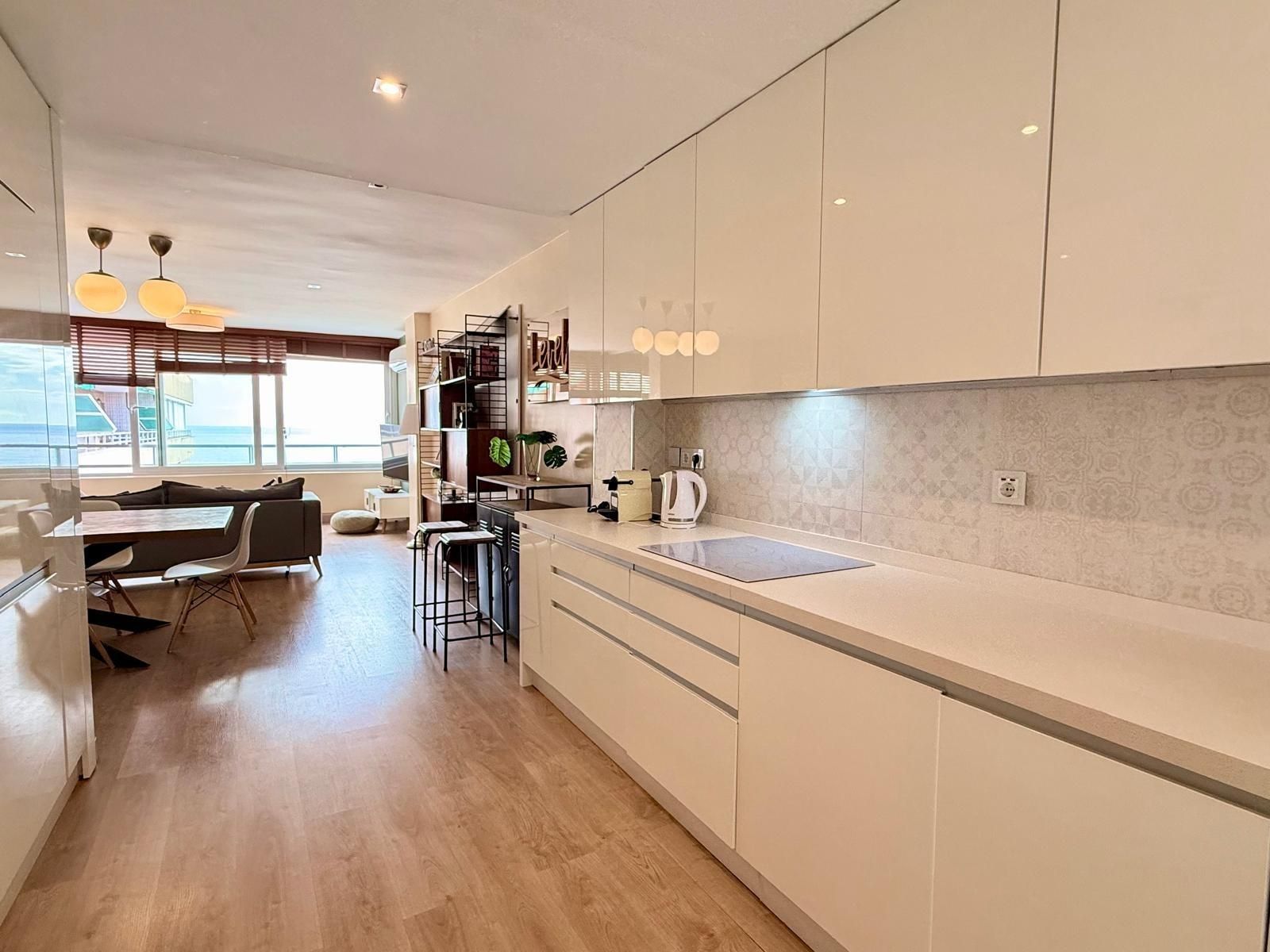 Kitchen of Flat for sale in Roquetas de Mar  with Air Conditioner, Heating and Alarm