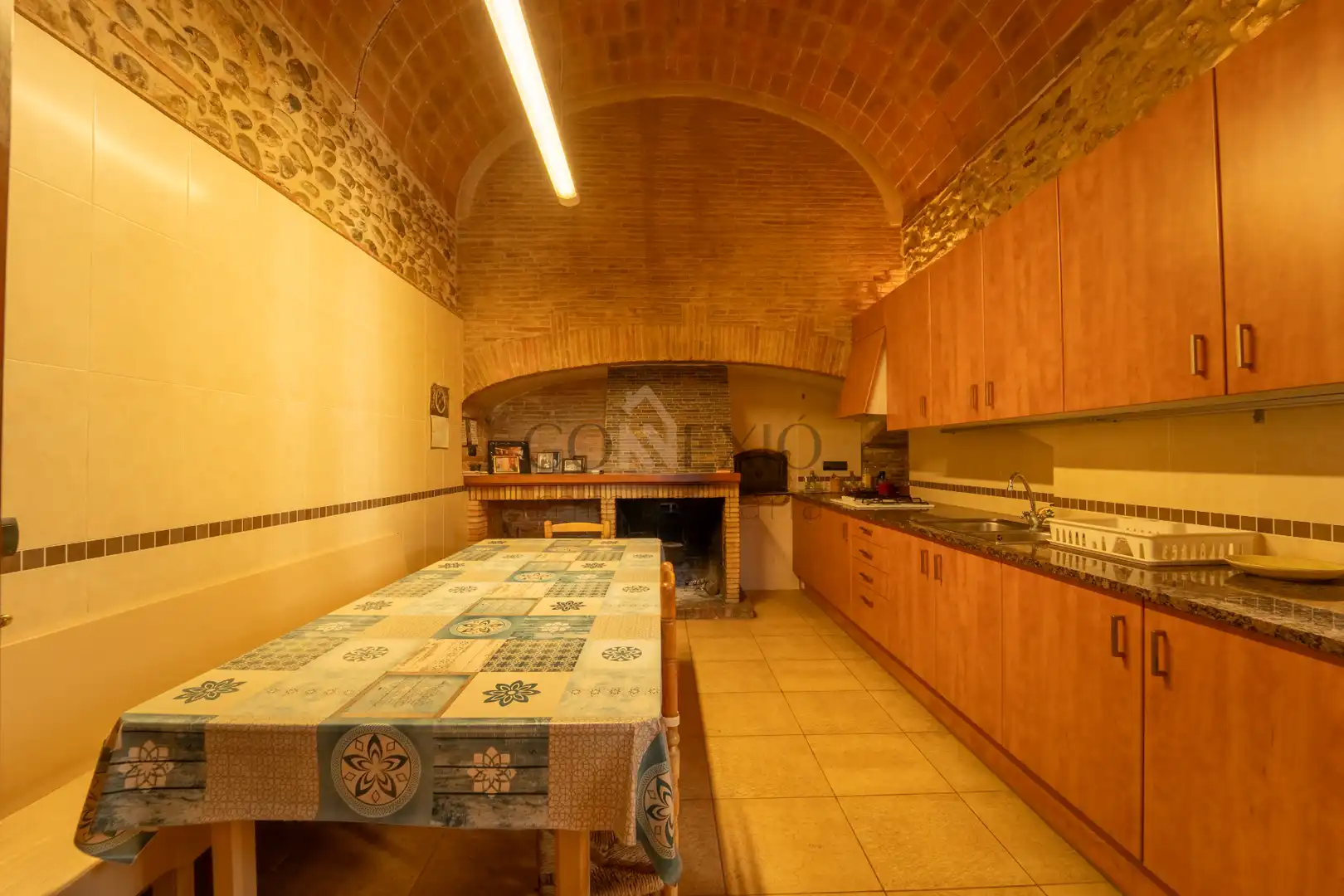 Cocina de Finca rústica en venta en Pontós con Jardín privado, Terraza y Trastero