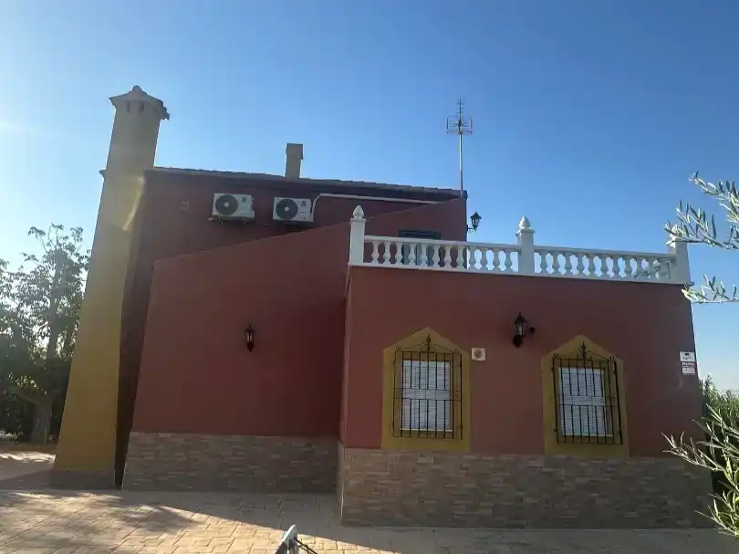 Vista exterior de Finca rústica en venda en Librilla amb Aire condicionat i Balcó