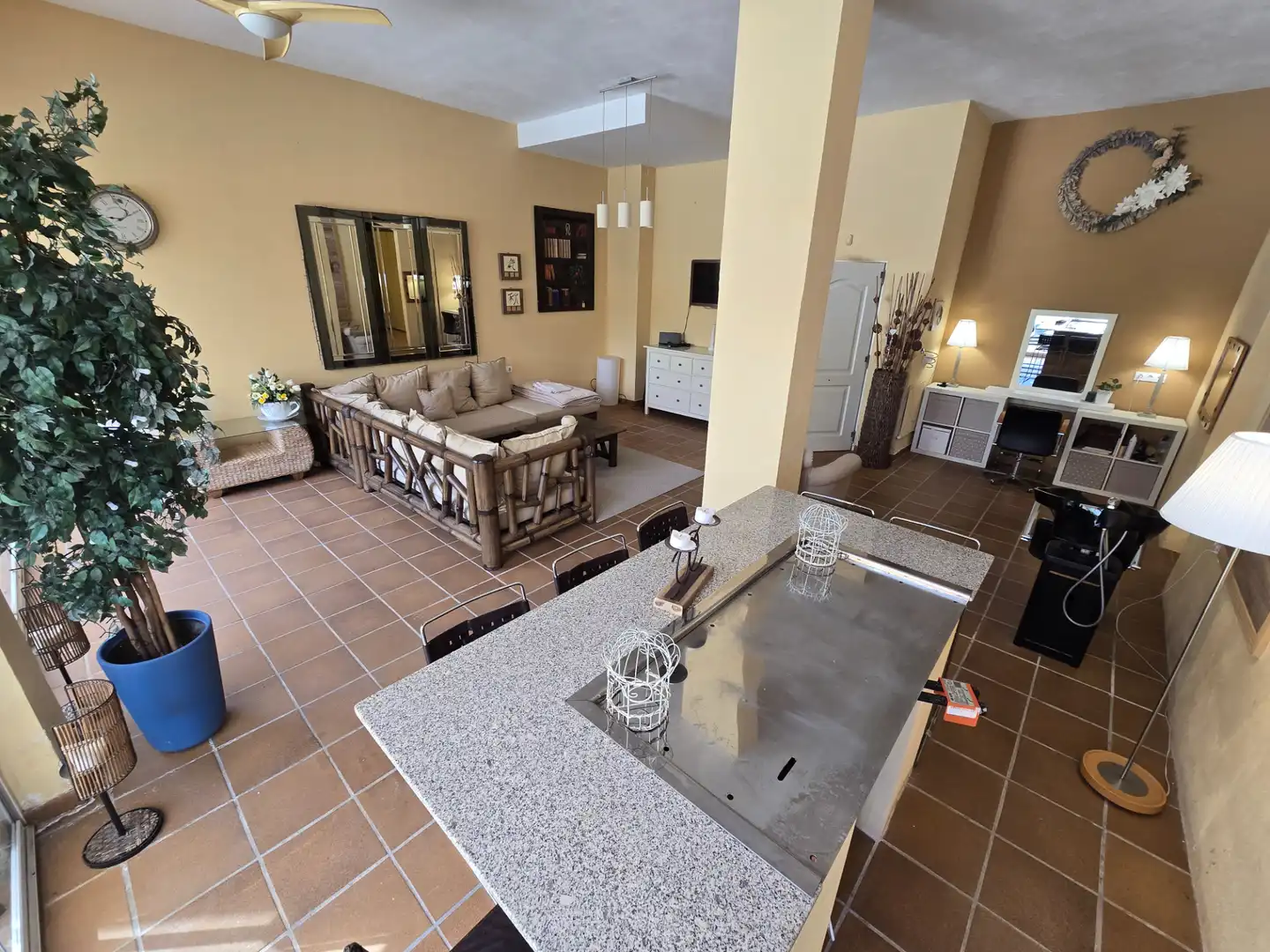Sala d'estar de Casa o xalet en venda en Mijas amb Aire condicionat, Calefacció i Jardí privat
