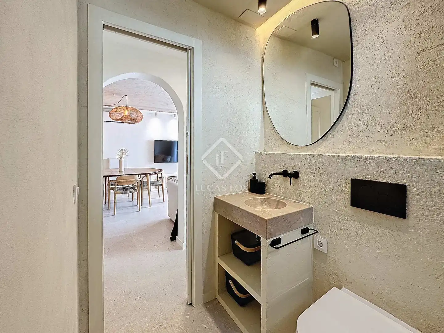 Badezimmer von Haus oder Chalet zur Miete in Ciutadella de Menorca mit Klimaanlage, Privatgarten und Terrasse