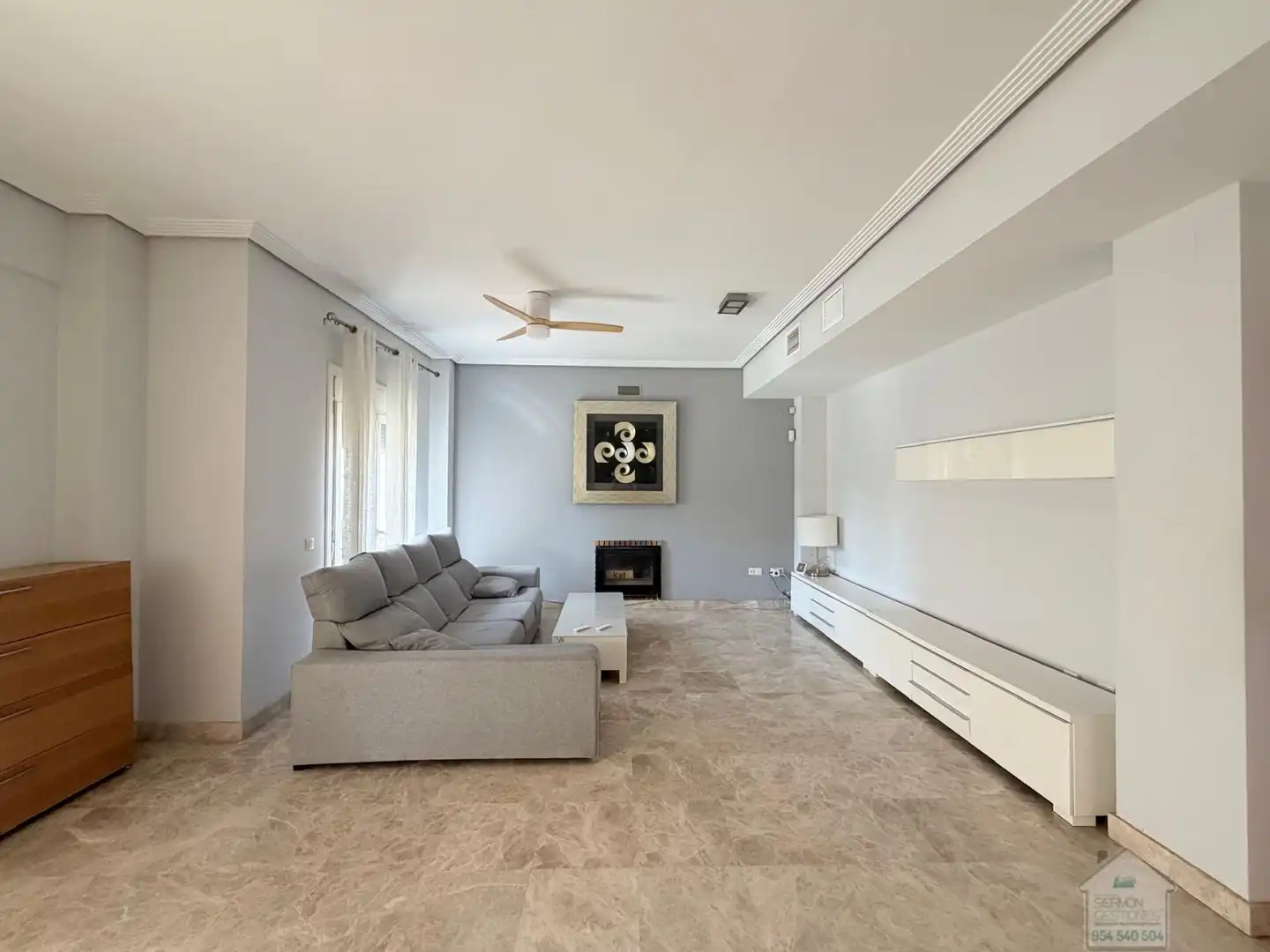 Sala de estar de Casa o chalet en venta en Montequinto con Aire acondicionado, Terraza y Trastero