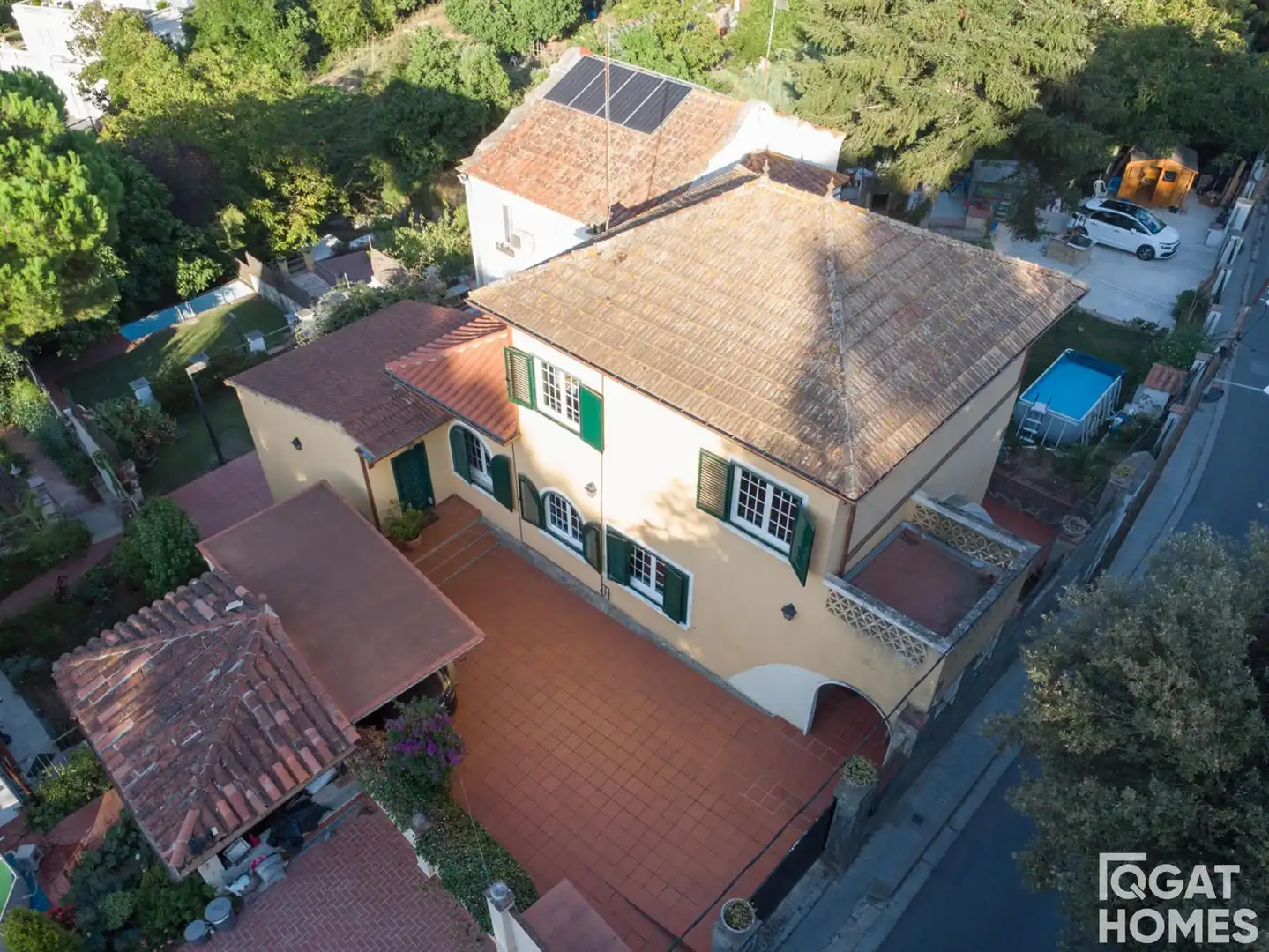 Vista exterior de Casa o xalet en venda en Sant Cugat del Vallès amb Aire condicionat, Calefacció i Terrassa