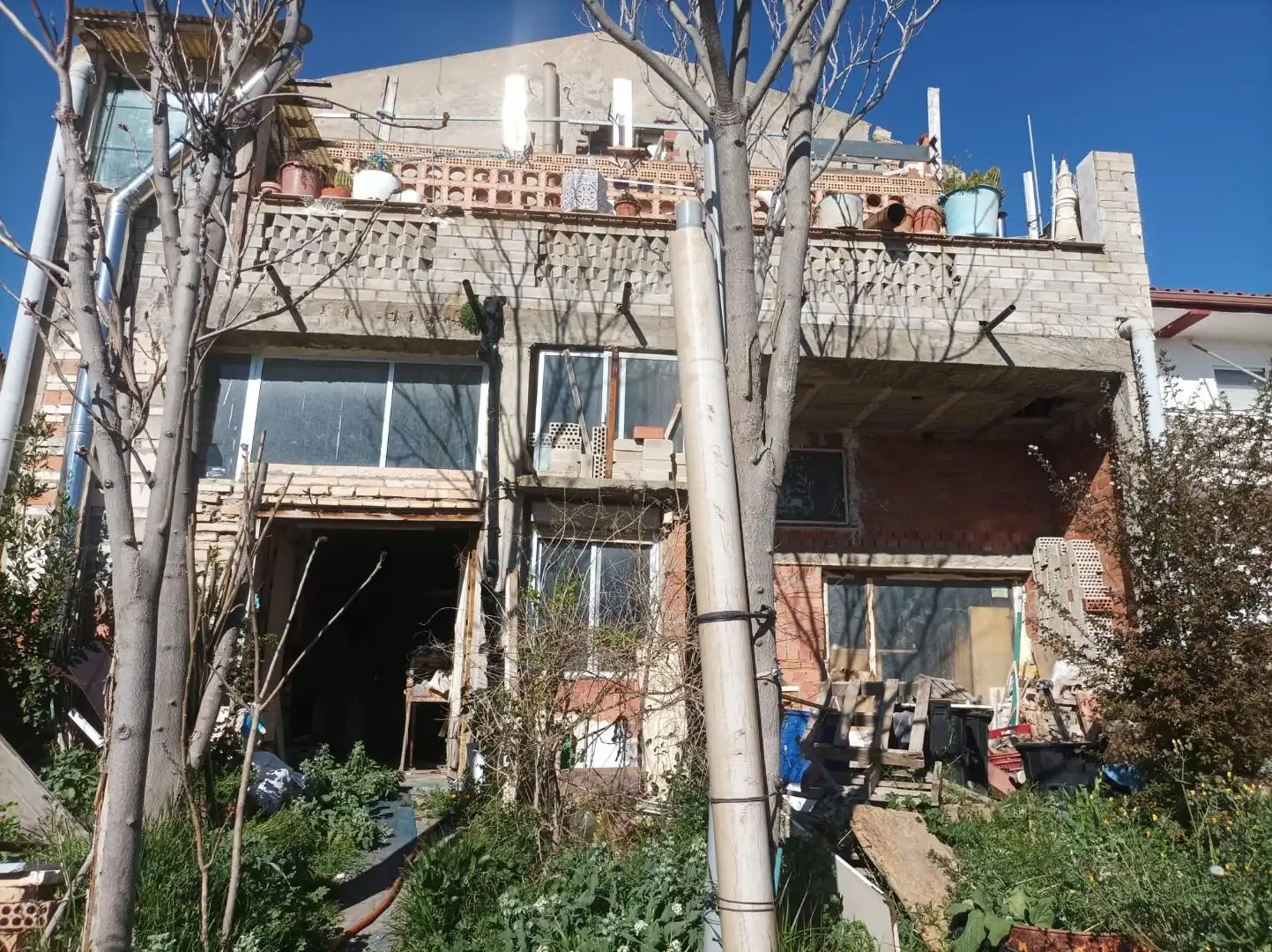 Vista exterior de Casa o xalet en venda en Botorrita amb Terrassa i Moblat