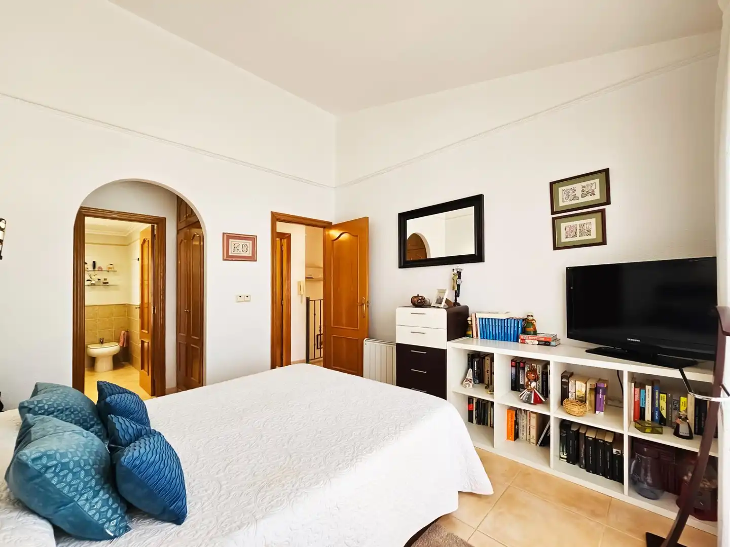 Bedroom of Houses for sale in Santa Pola  with Air Conditioner, Private garden and Terrace