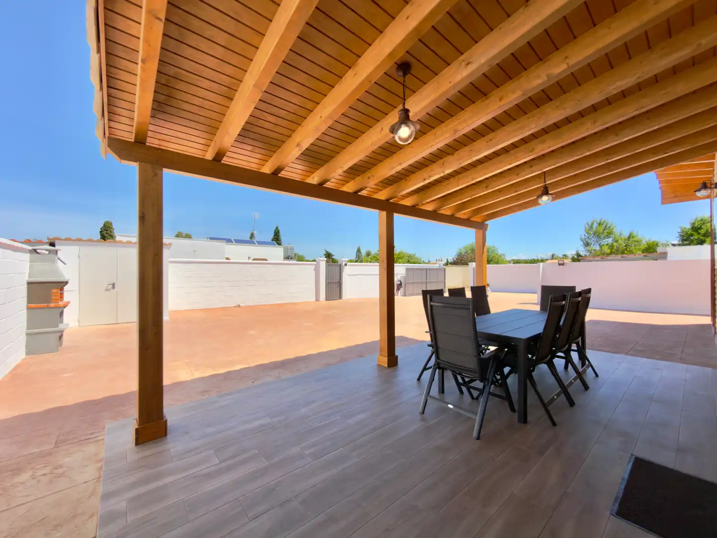 Terraza de Casa o chalet de alquiler en Chiclana de la Frontera con Aire acondicionado, Calefacción y Terraza