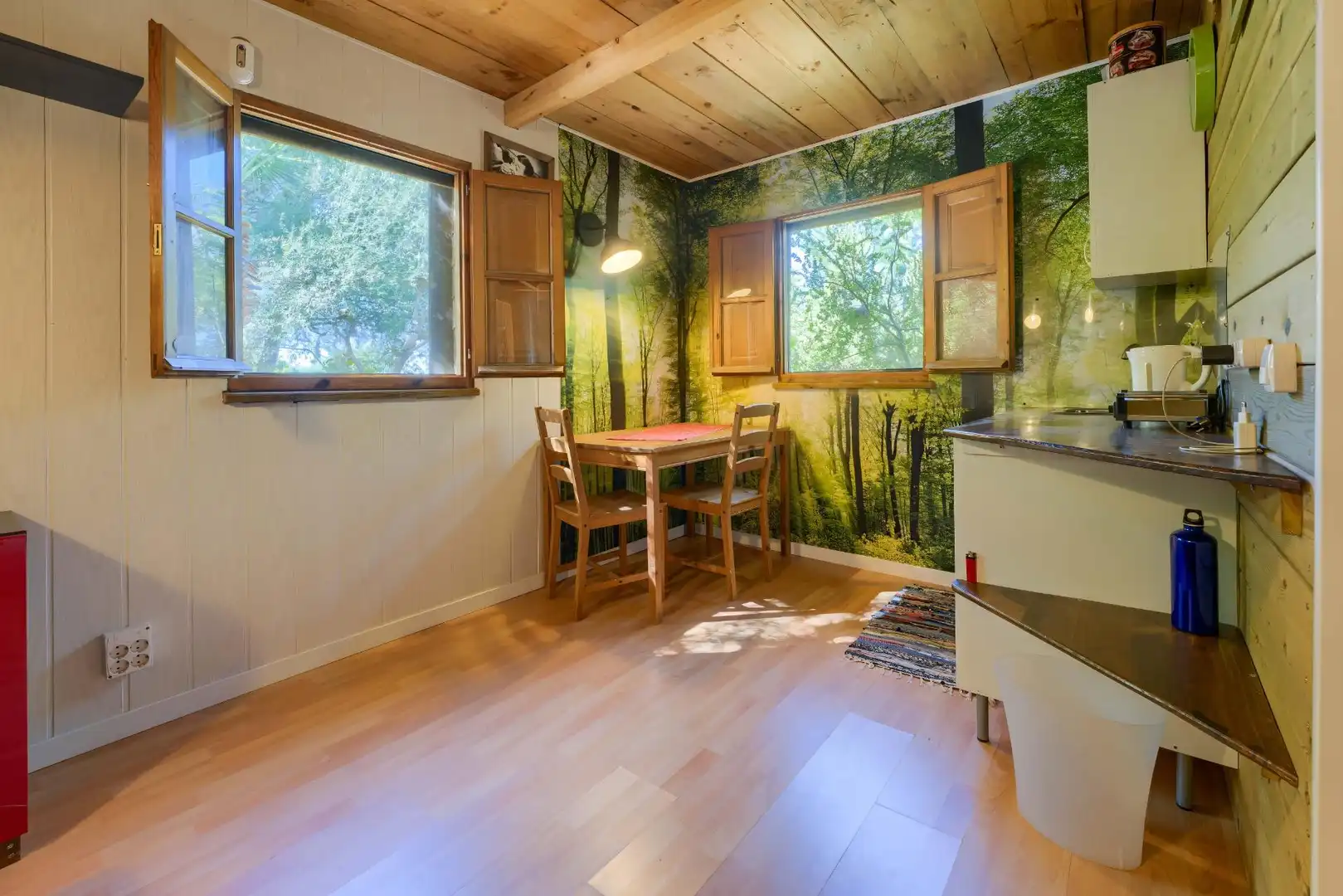 Cocina de Casa o chalet en venta en Sanlúcar la Mayor con Aire acondicionado, Jardín privado y Trastero