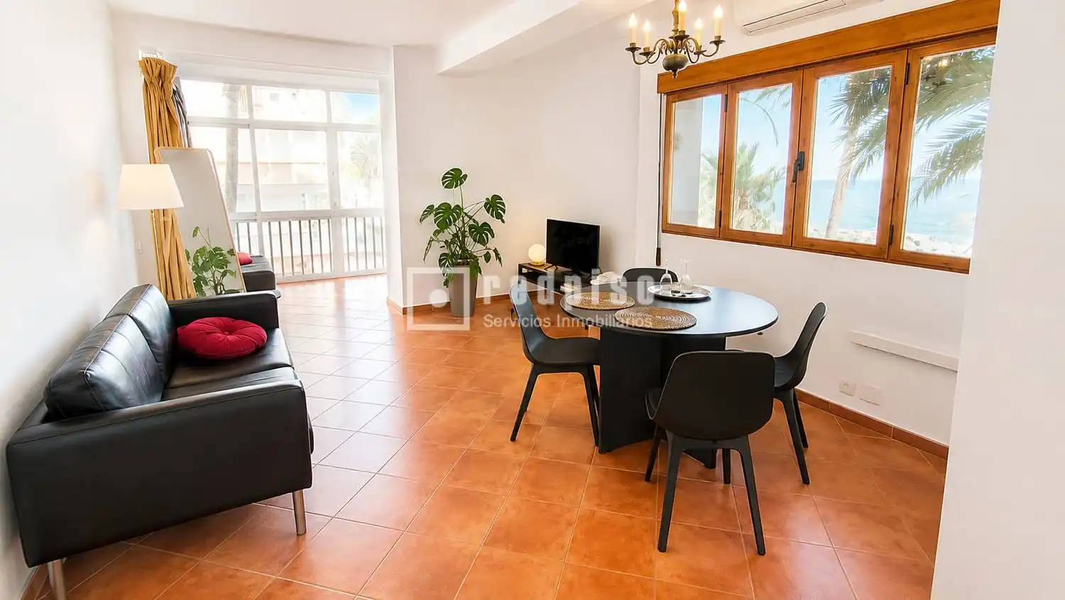 Sala de estar de Piso de alquiler en Málaga con Aire acondicionado y Amueblado