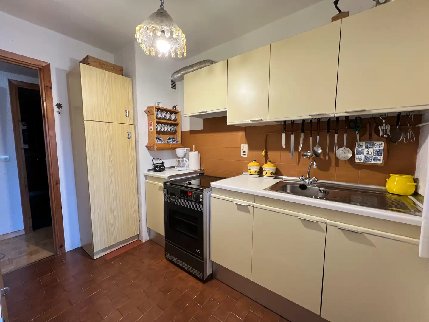 Kitchen of Attic for sale in Jaca  with Terrace and Community pool