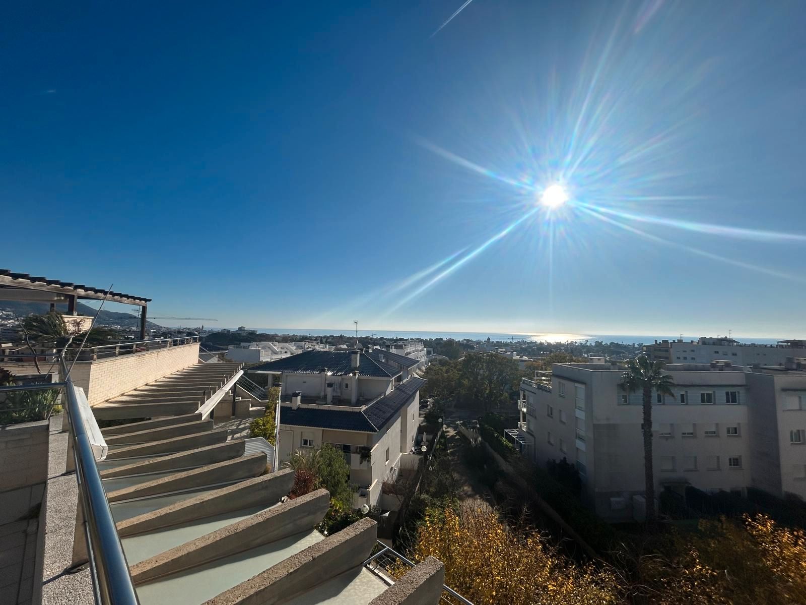 Exterior view of Duplex to rent in Sitges  with Heating, Parquet flooring and Terrace