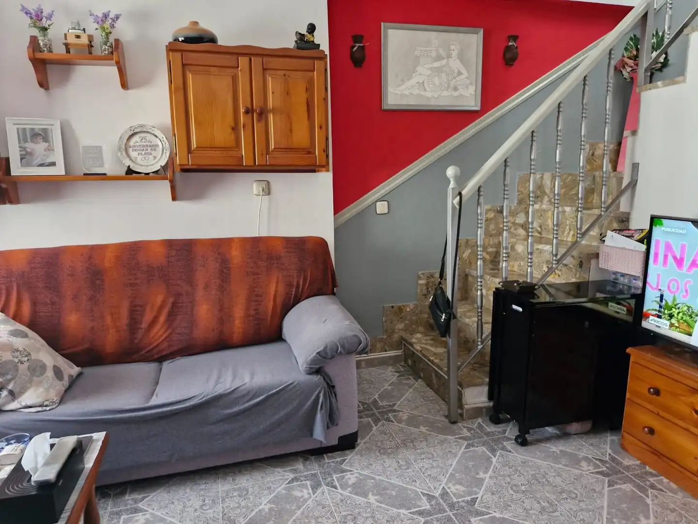 Sala de estar de Casa adosada en venta en La Línea de la Concepción