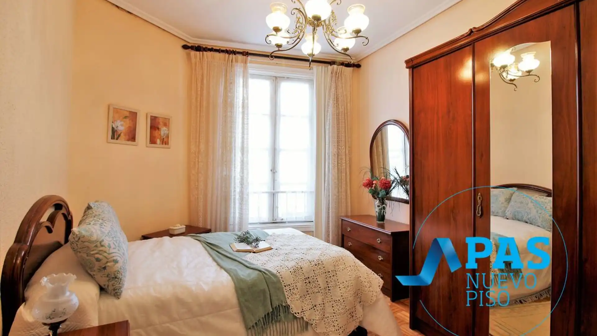 Bedroom of Flat for sale in Santander  with Heating and Balcony