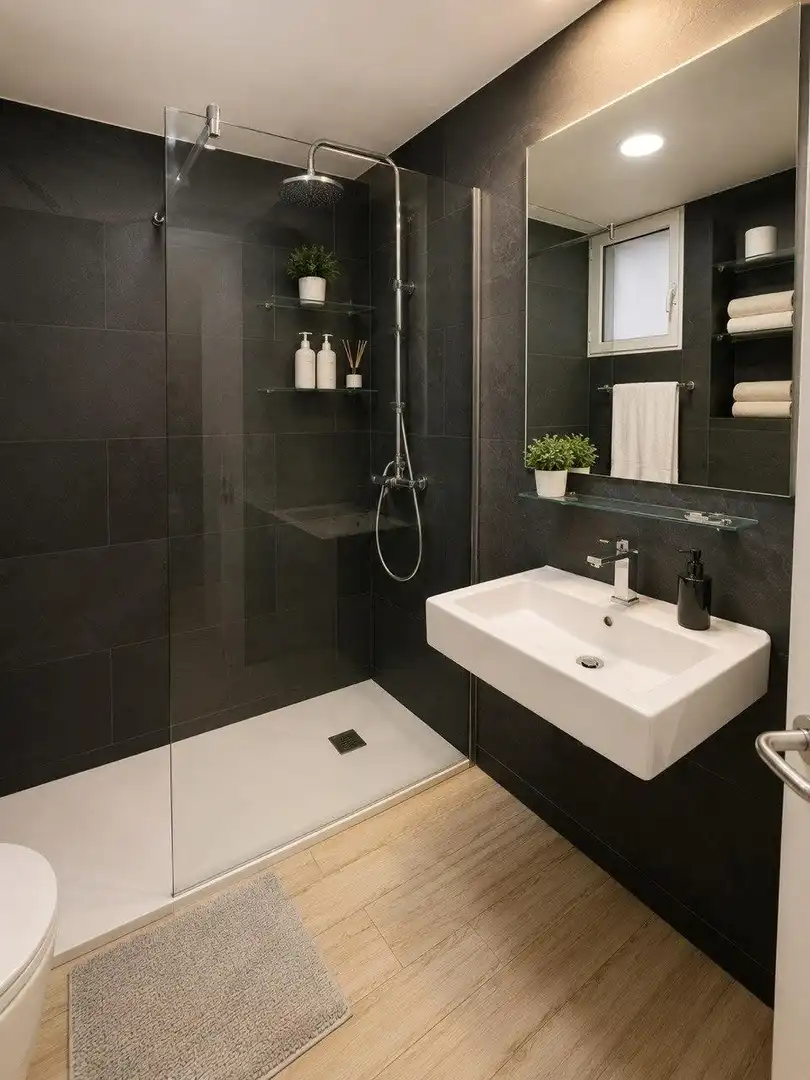 Bathroom of Flat for sale in Alicante / Alacant  with Air Conditioner, Heating and Private garden