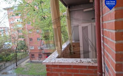 Balcony of Flat for sale in  Madrid Capital  with Air Conditioner, Heating and Parquet flooring