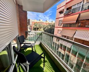 Balcony of Flat for sale in Alicante / Alacant  with Air Conditioner, Terrace and Furnished