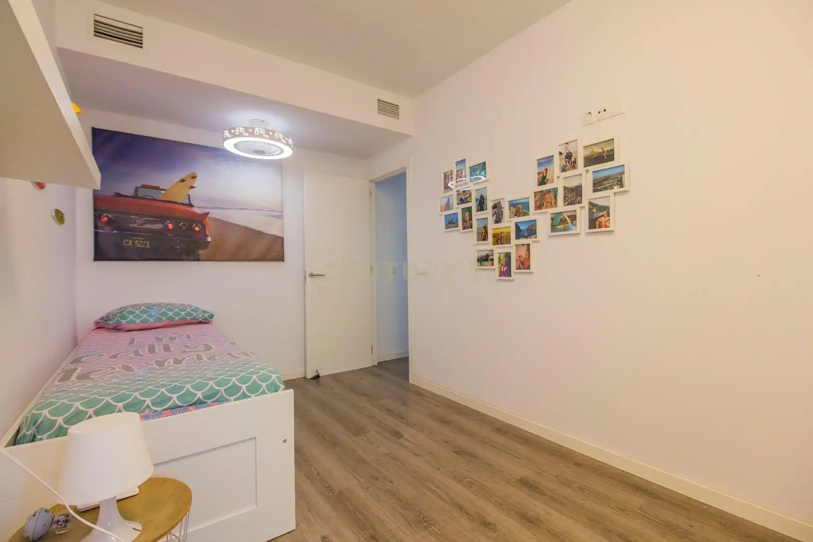 Habitación de Apartamento de alquiler en Calpe / Calp con Aire acondicionado, Jardín privado y Amueblado