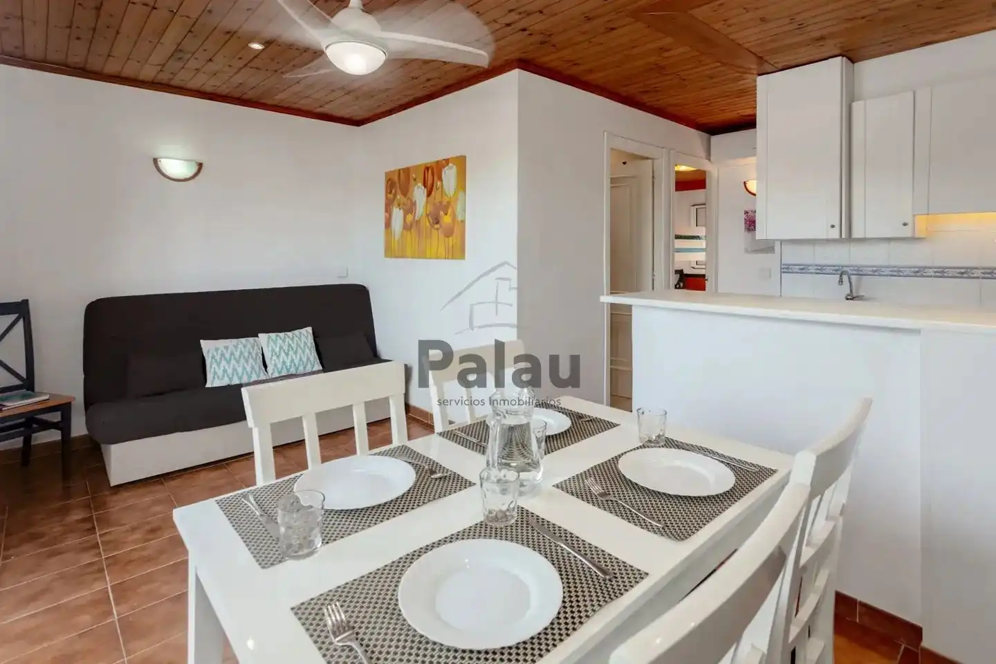 Comedor de Apartamento en venta en Ciutadella de Menorca con Aire acondicionado y Terraza