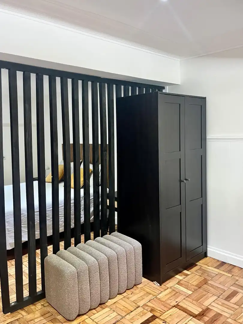 Bedroom of Flat for rent in Gijón   with Heating and Parquet flooring