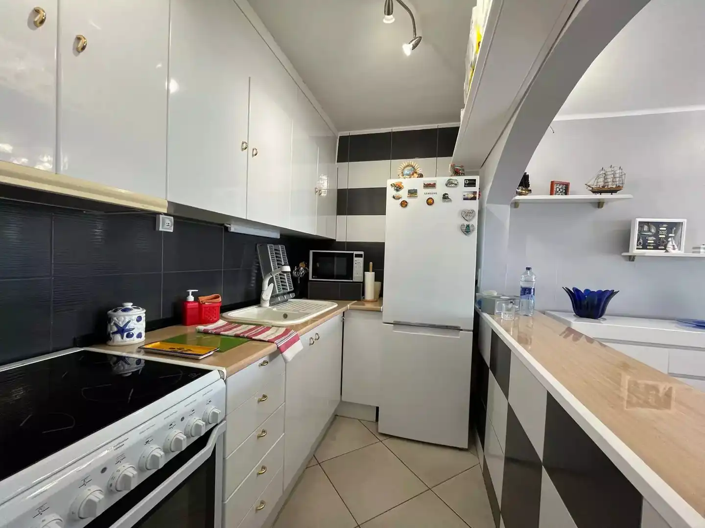 Cocina de Apartamento en venta en Empuriabrava con Terraza y Amueblado