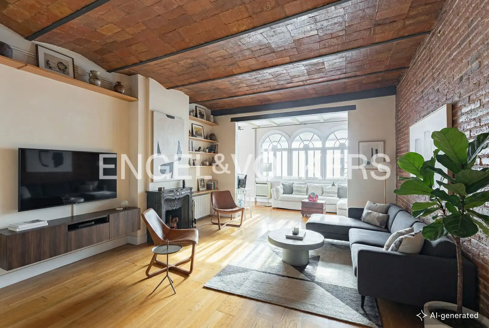Sala de estar de Piso en venta en Eixample