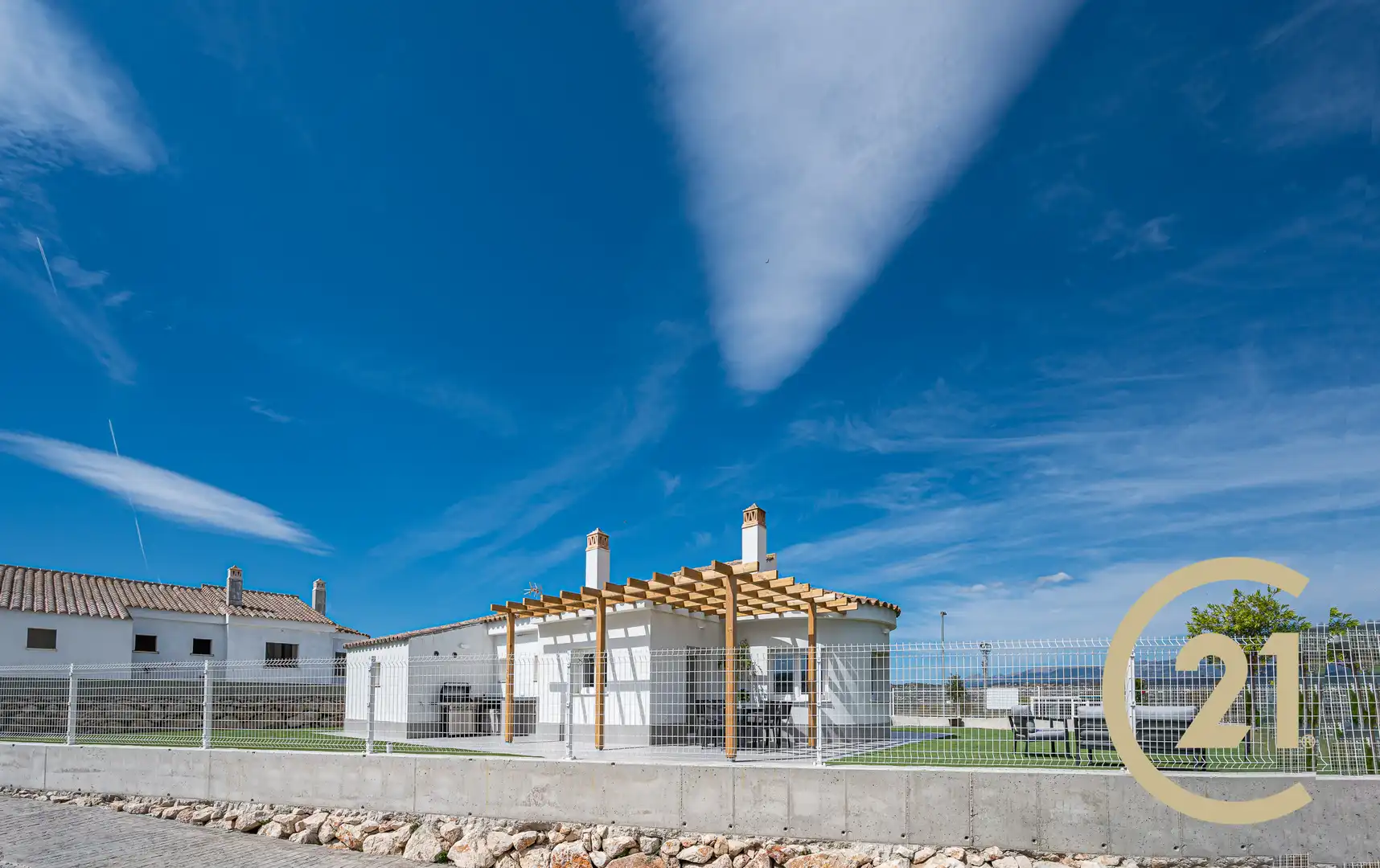 Exterior view of Houses for sale in Viñuela  with Heating, Private garden and Terrace