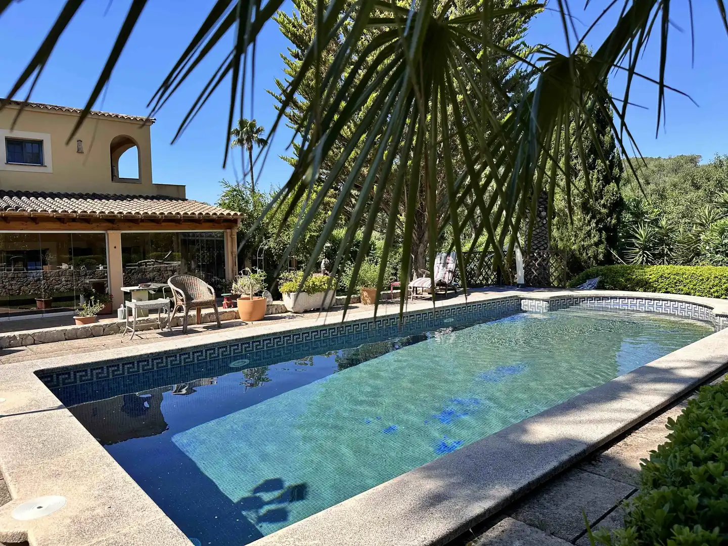 Schwimmbecken von Country house zum Verkauf in Andratx mit Klimaanlage, Heizung und Abstellraum