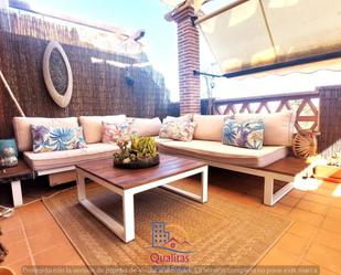 Terrace of Attic to rent in Oliva  with Air Conditioner, Heating and Private garden