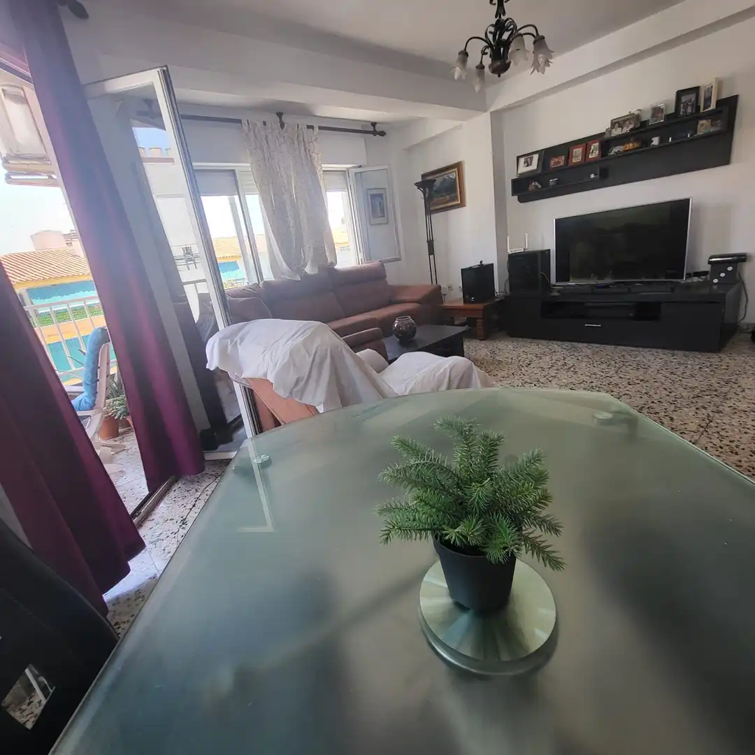 Sala d'estar de Pis en venda en Vélez-Málaga amb Aire condicionat, Terrassa i Traster