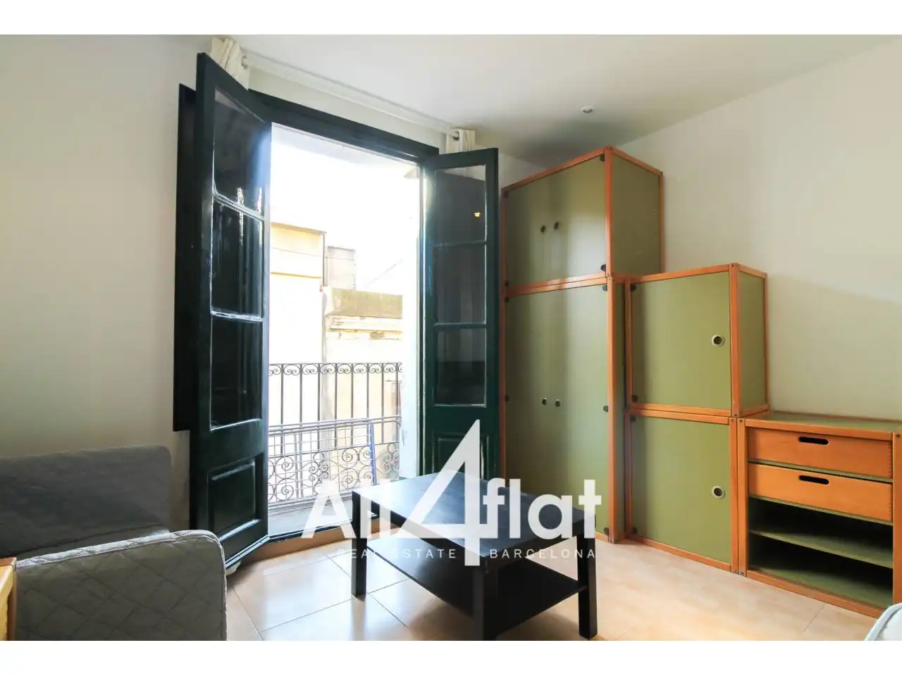 Bedroom of Flat for rent in Barcelona  with Furnished and Balcony