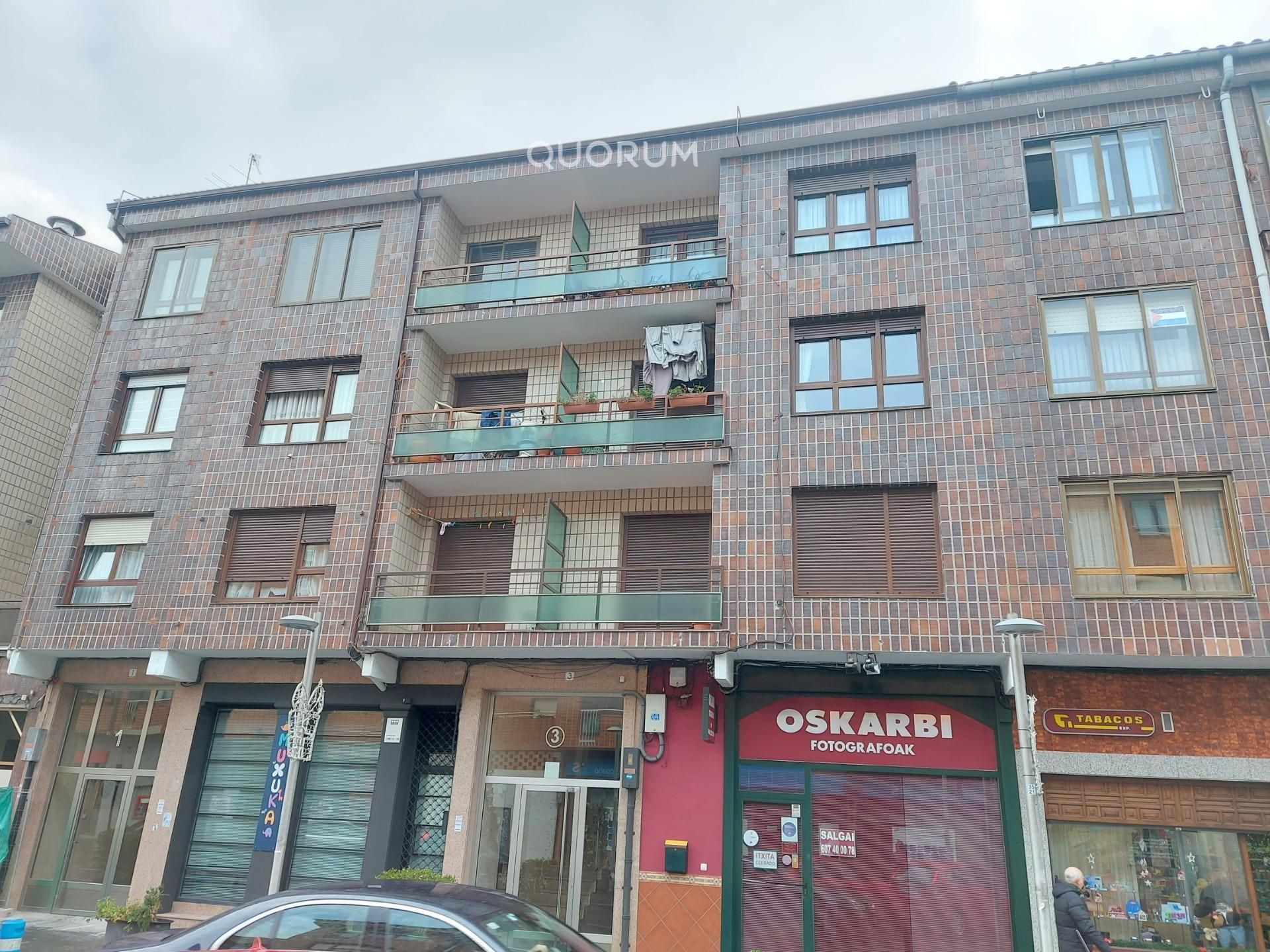 Exterior view of Flat for sale in Zamudio  with Heating, Furnished and Balcony