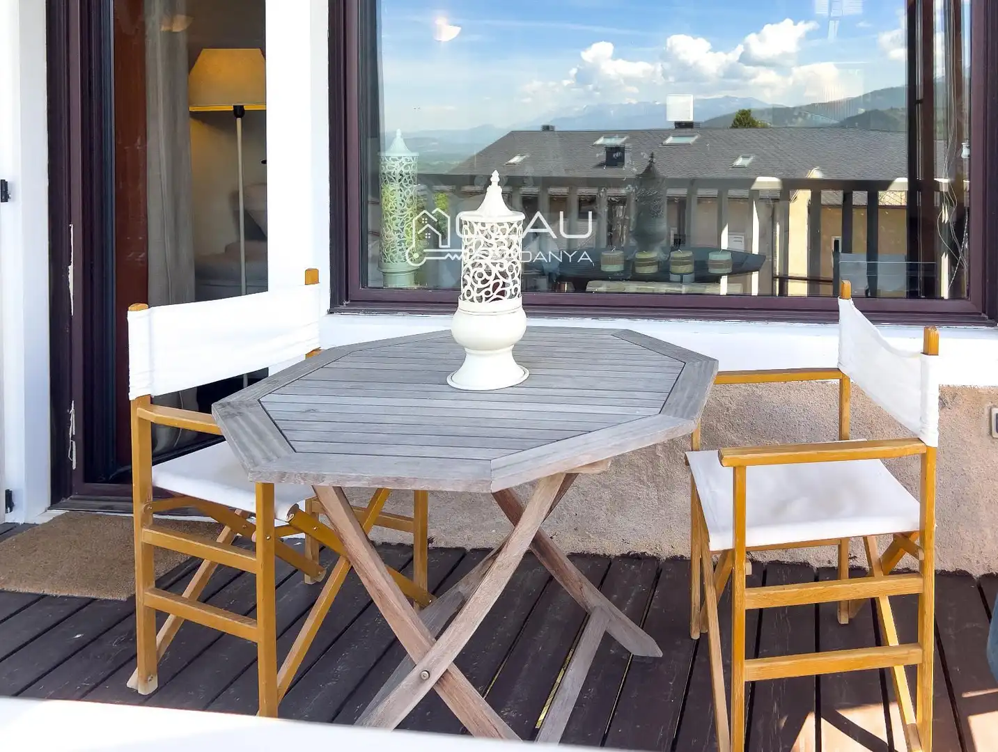 Terrace of Duplexes for rent in Osséja  with Heating, Parquet flooring and Terrace