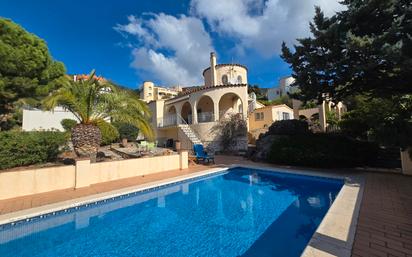 Vista exterior de Casa o xalet en venda en Palau-saverdera amb Aire condicionat, Calefacció i Jardí privat