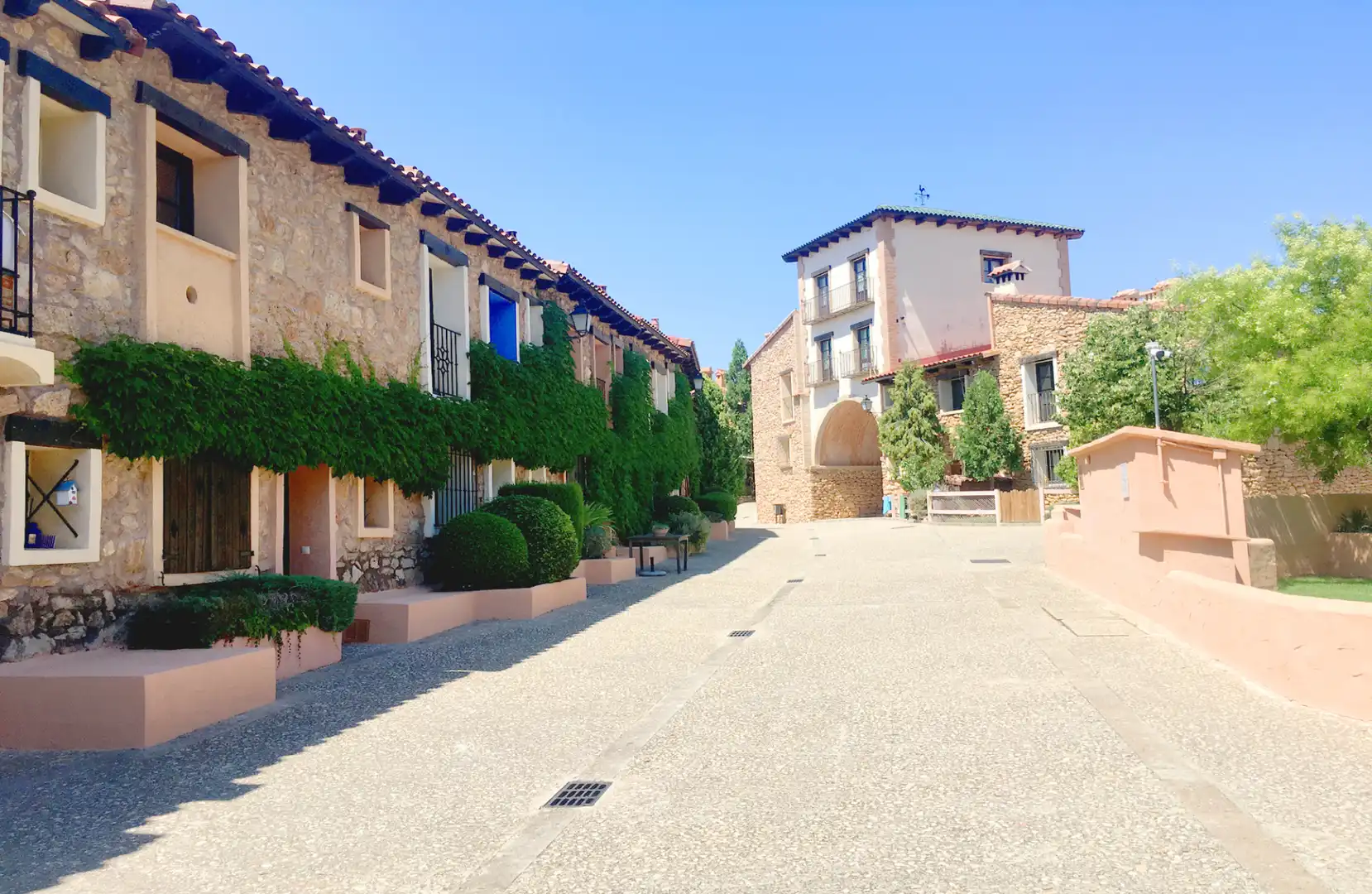 Vista exterior de Casa adosada en venda en San Agustín amb Calefacció, Jardí privat i Moblat
