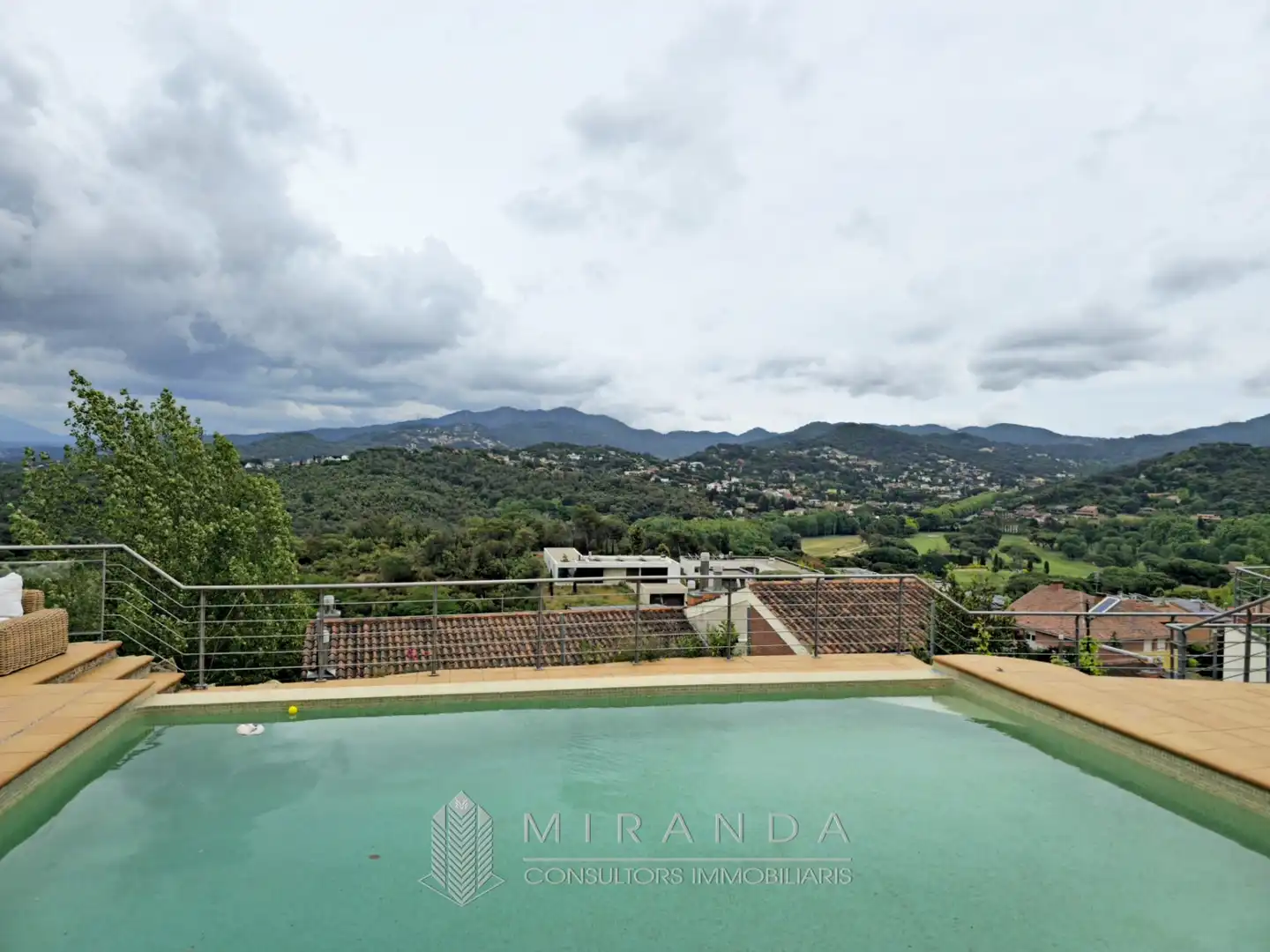 Terraza de Casa o chalet en venta en Vallromanes con Aire acondicionado, Calefacción y Jardín privado
