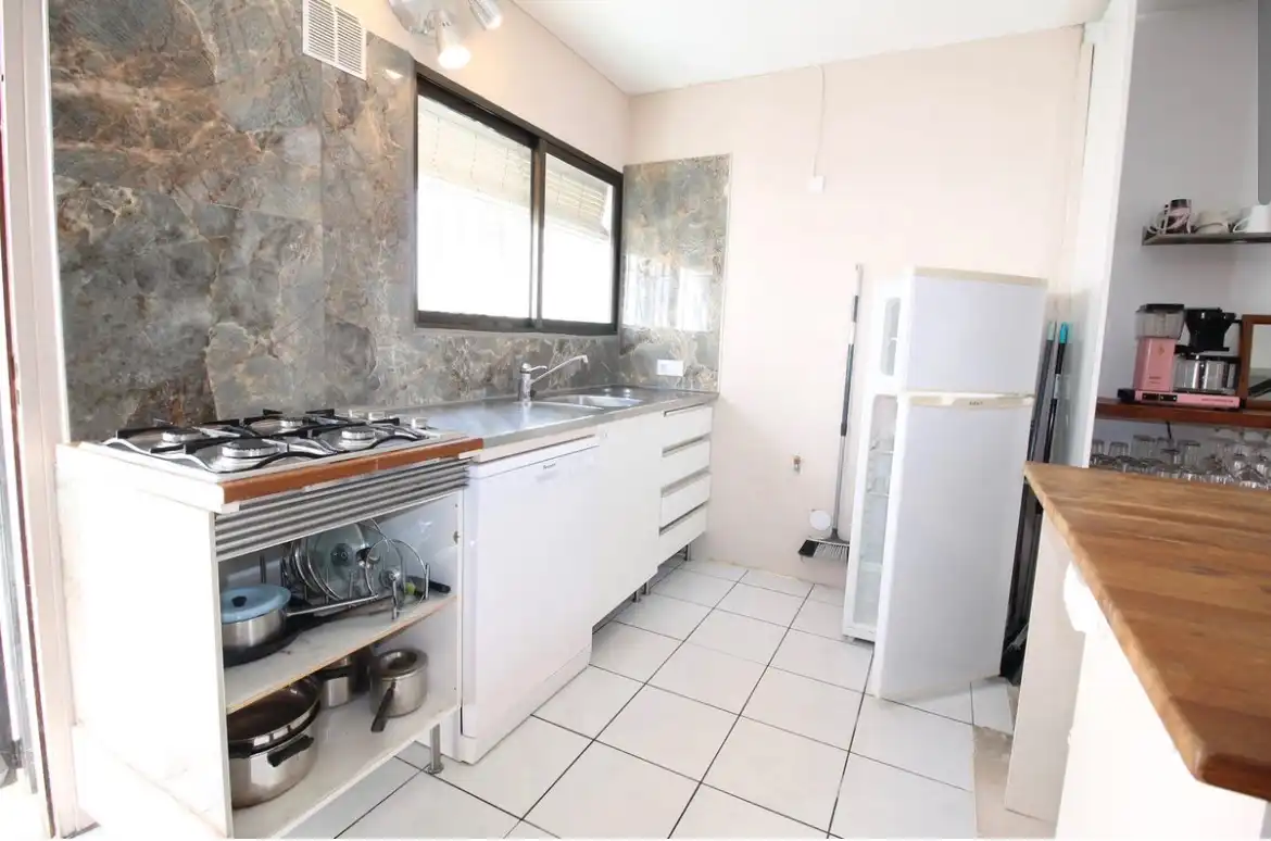 Kitchen of Flat for sale in Mijas  with Air Conditioner, Private garden and Terrace