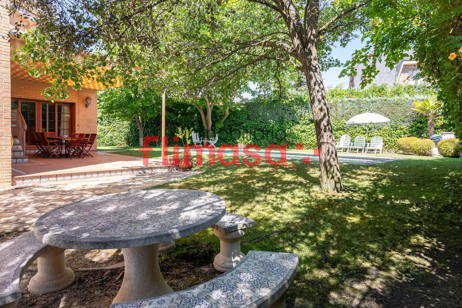 Jardín de Casa o chalet en venta en Villaviciosa de Odón con Aire acondicionado, Calefacción y Jardín privado